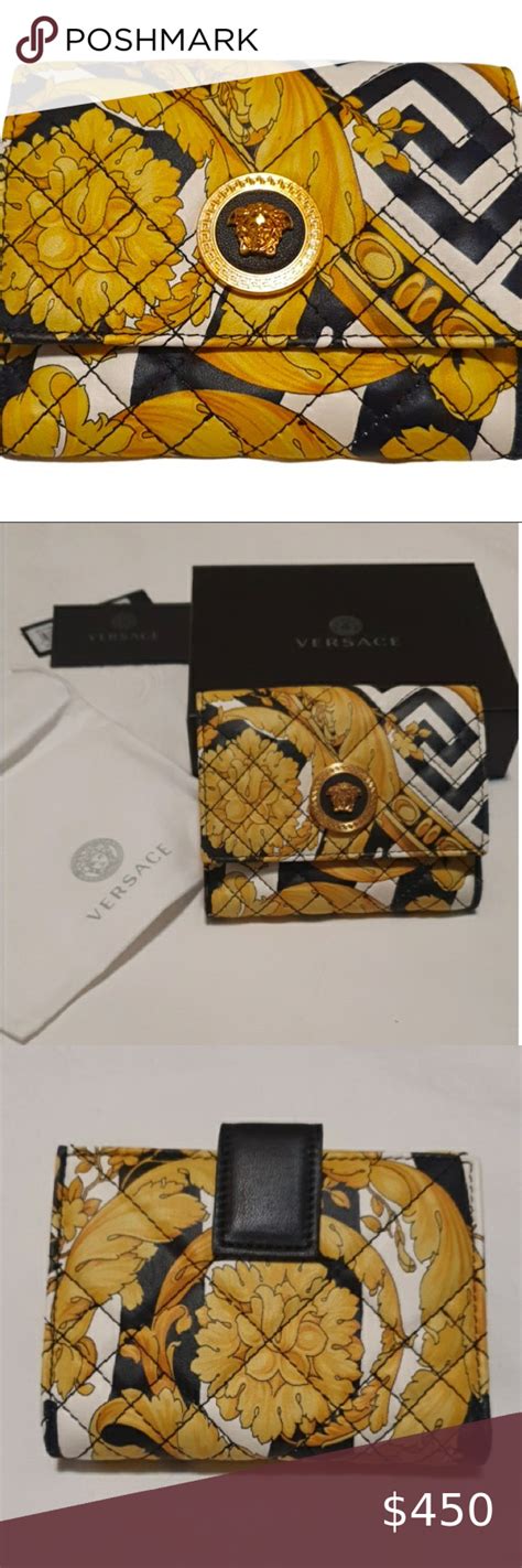 versace wallet men's|Versace tribute wallet.